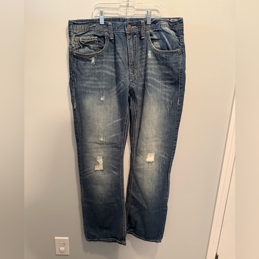 Buffalo David Bitton Bootcut Blue Jeans 34x32 Y2K